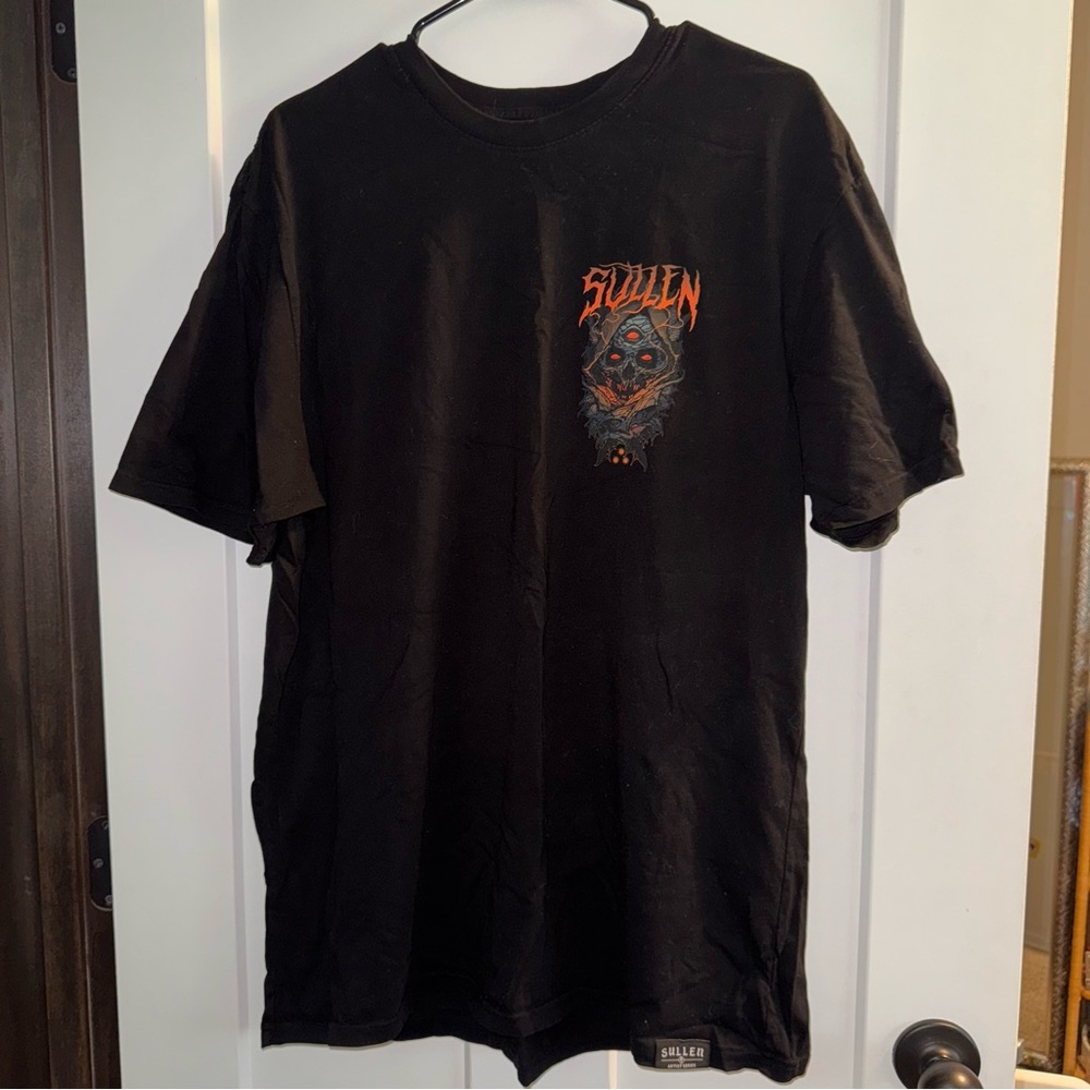 Men's Black Graphic T-Shirt